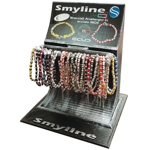 Espositore Bracciali acciaio e cordino