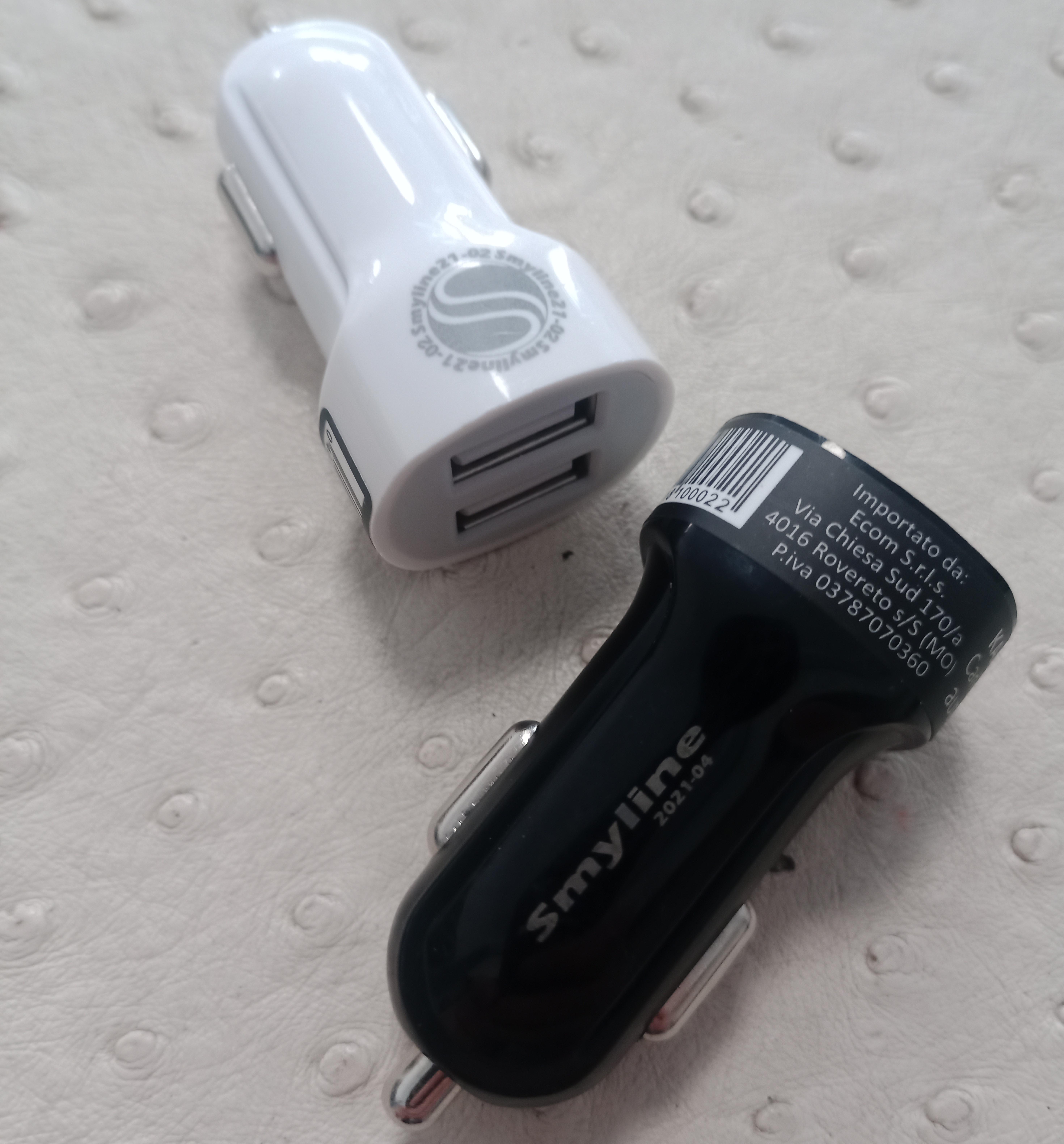 Caricatore 12/24V - 2,1A 2 USB