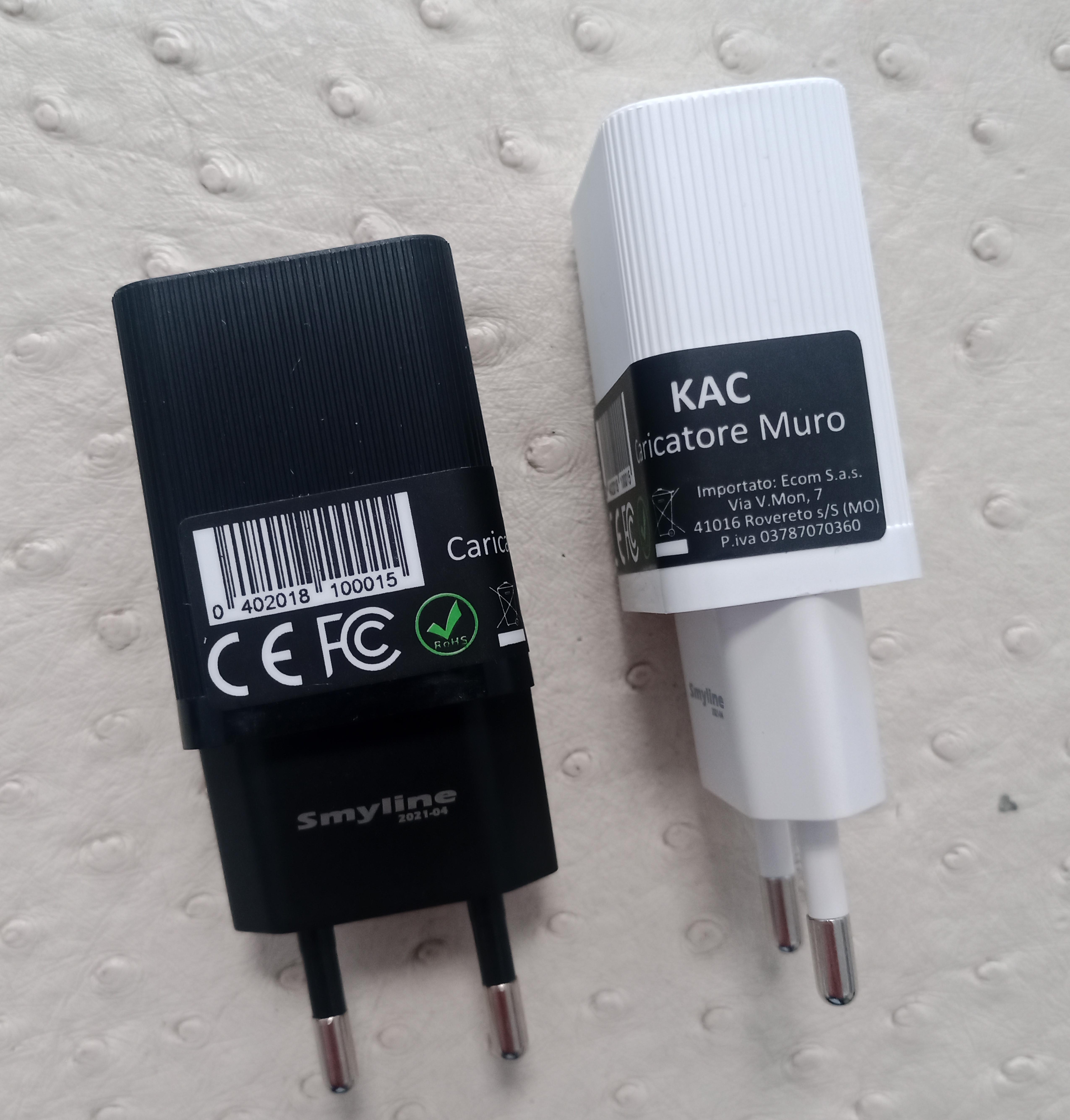 Caricatore 220V - 2.1A 2 USB